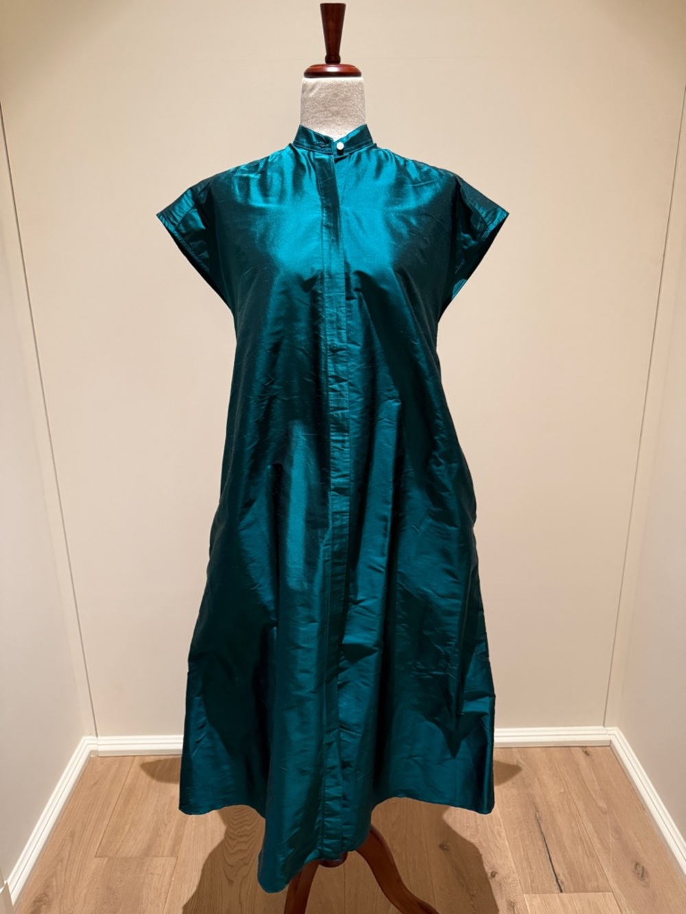 ANN MASHBURN Gianna Silk Shirtdress Dress - Picture 9 of 15